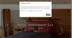 Desktop Screenshot of ferrariarredamenti.net
