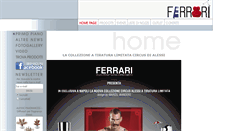 Desktop Screenshot of ferrariarredamenti.it